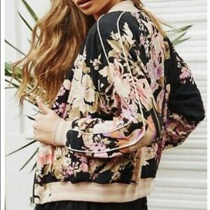 Spell 💫 Blue Skys Bomber Jacket Sz XL